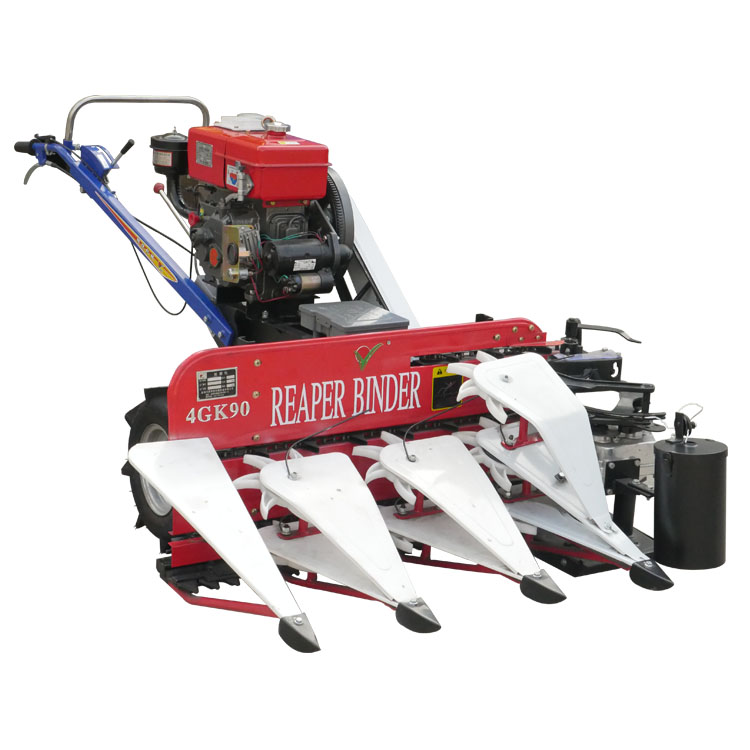 4GK90 Wheat Cutting and Bundle Machine Wheat Paddy Reaper Binder